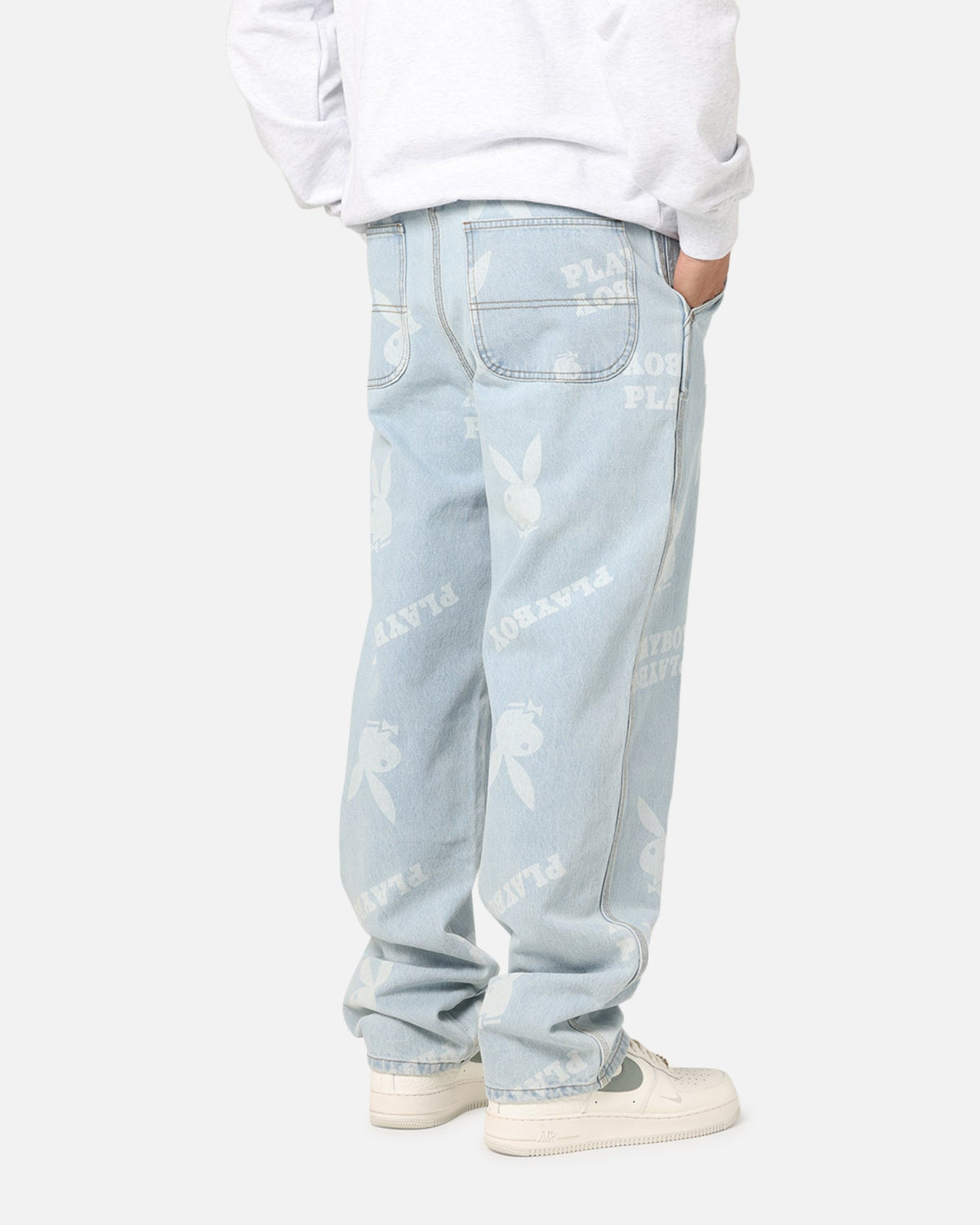 Playboy Mess Denim Jeans Light Indigo