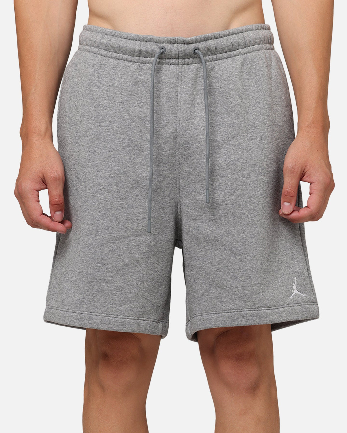 Jordan Brooklyn Fleece Shorts Carbon Heather/White