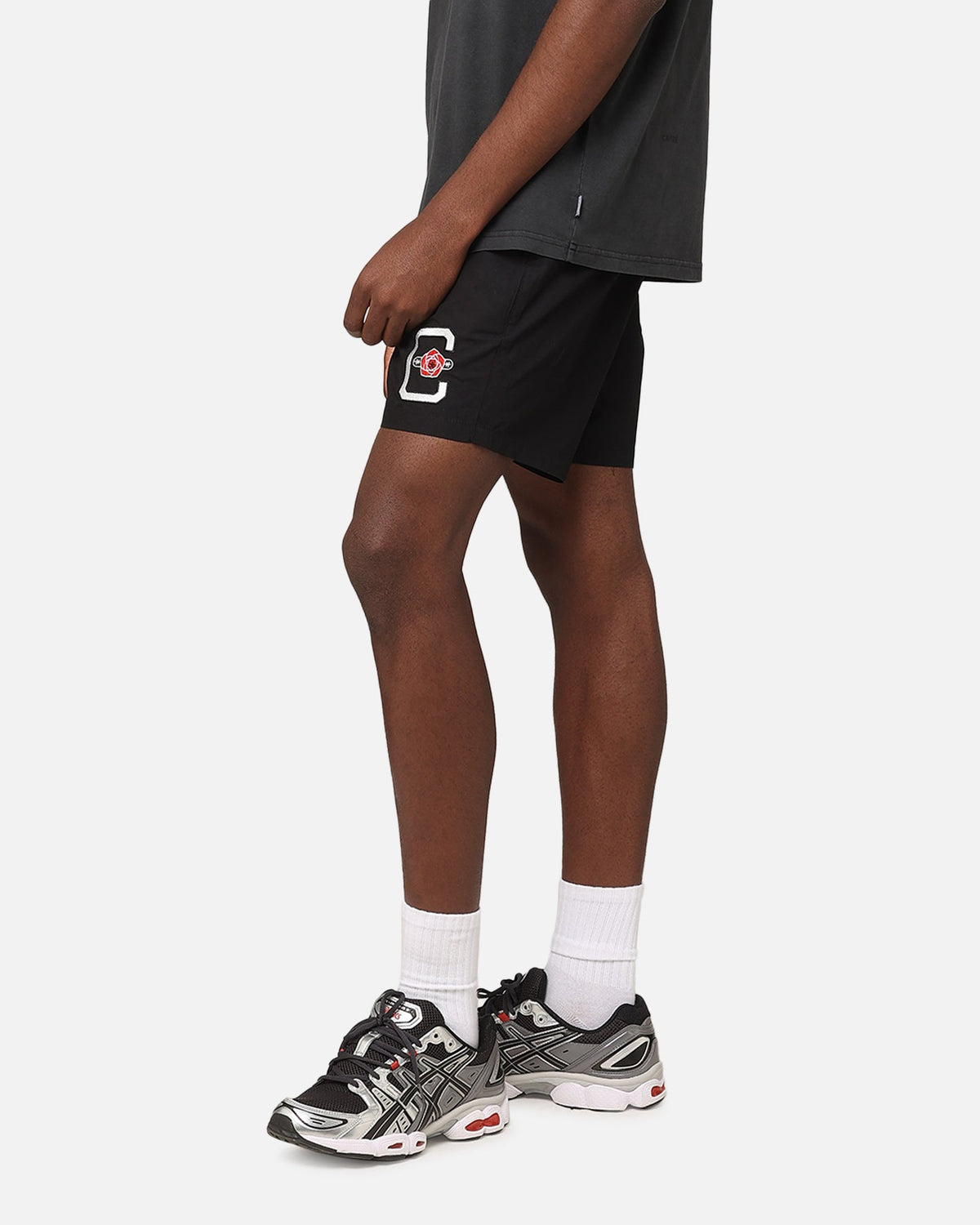Carre Rose Beach Shorts Black