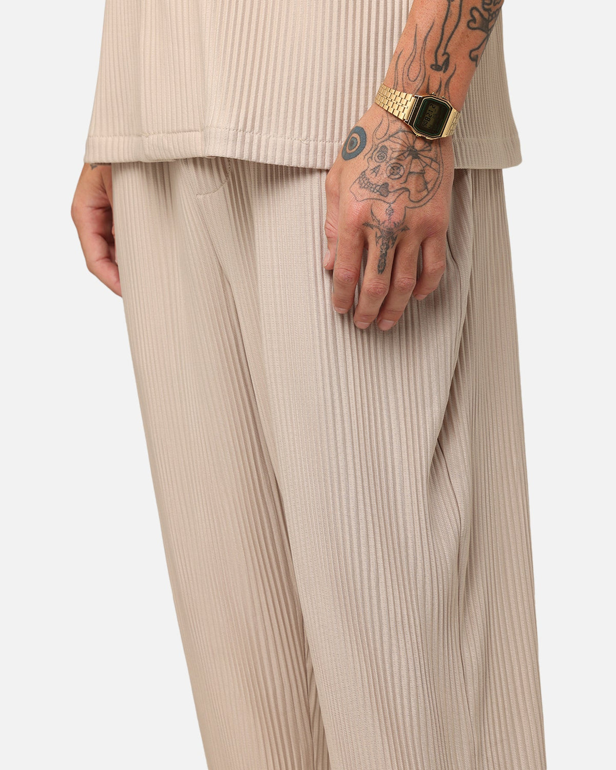 XXIII Pleated Pants Tan
