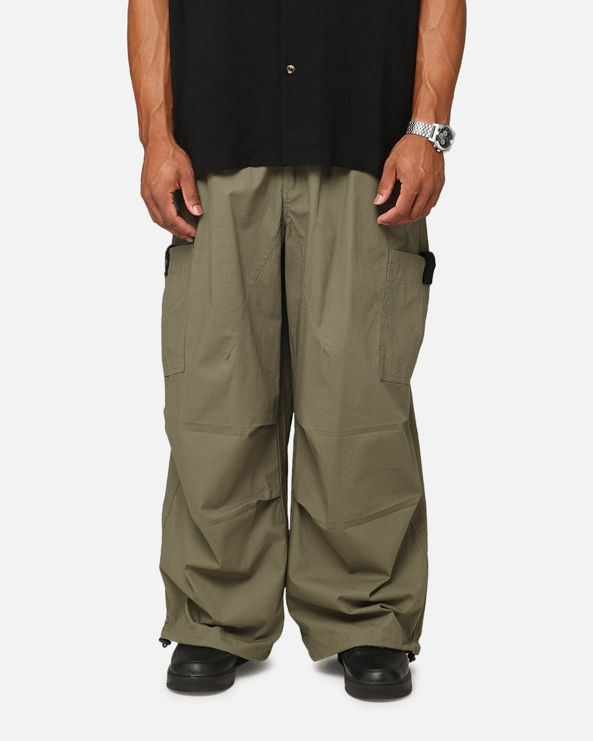 XXIII Cord Tie Cargo Pants Khaki