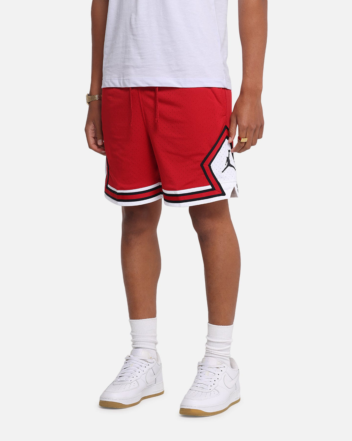 Jordan Dri-FIT Sport Diamond Shorts Gym Red/White
