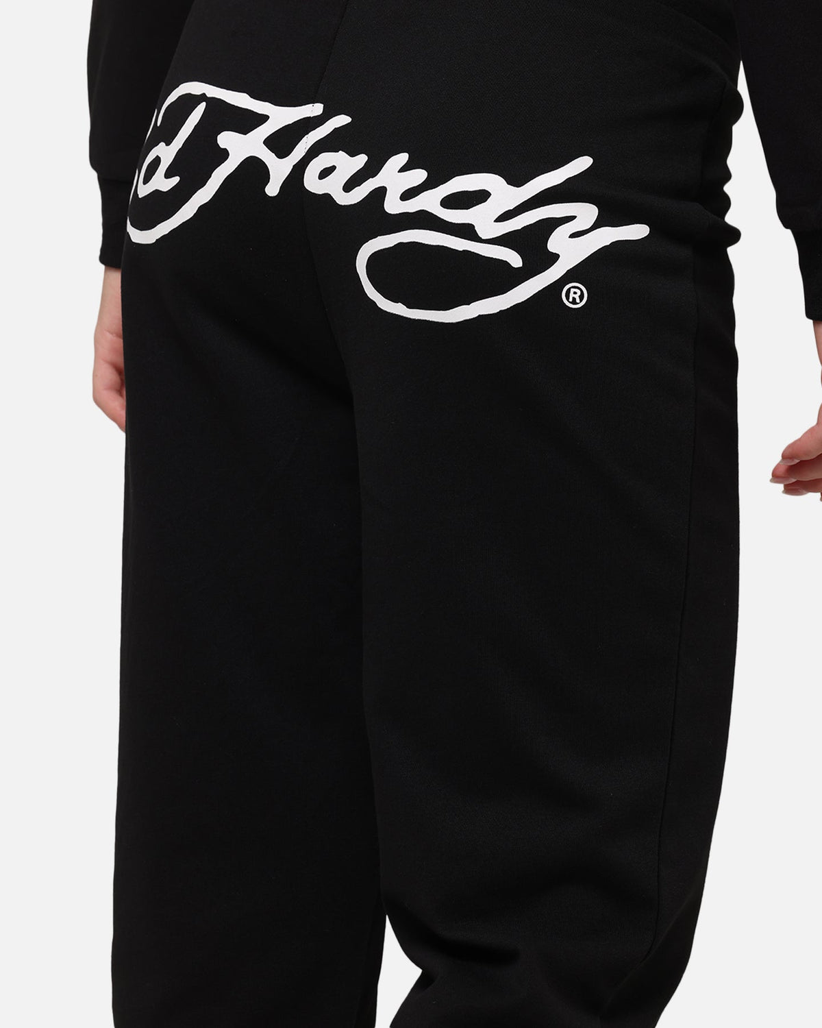 Ed Hardy Women's Flora Trackpants Black