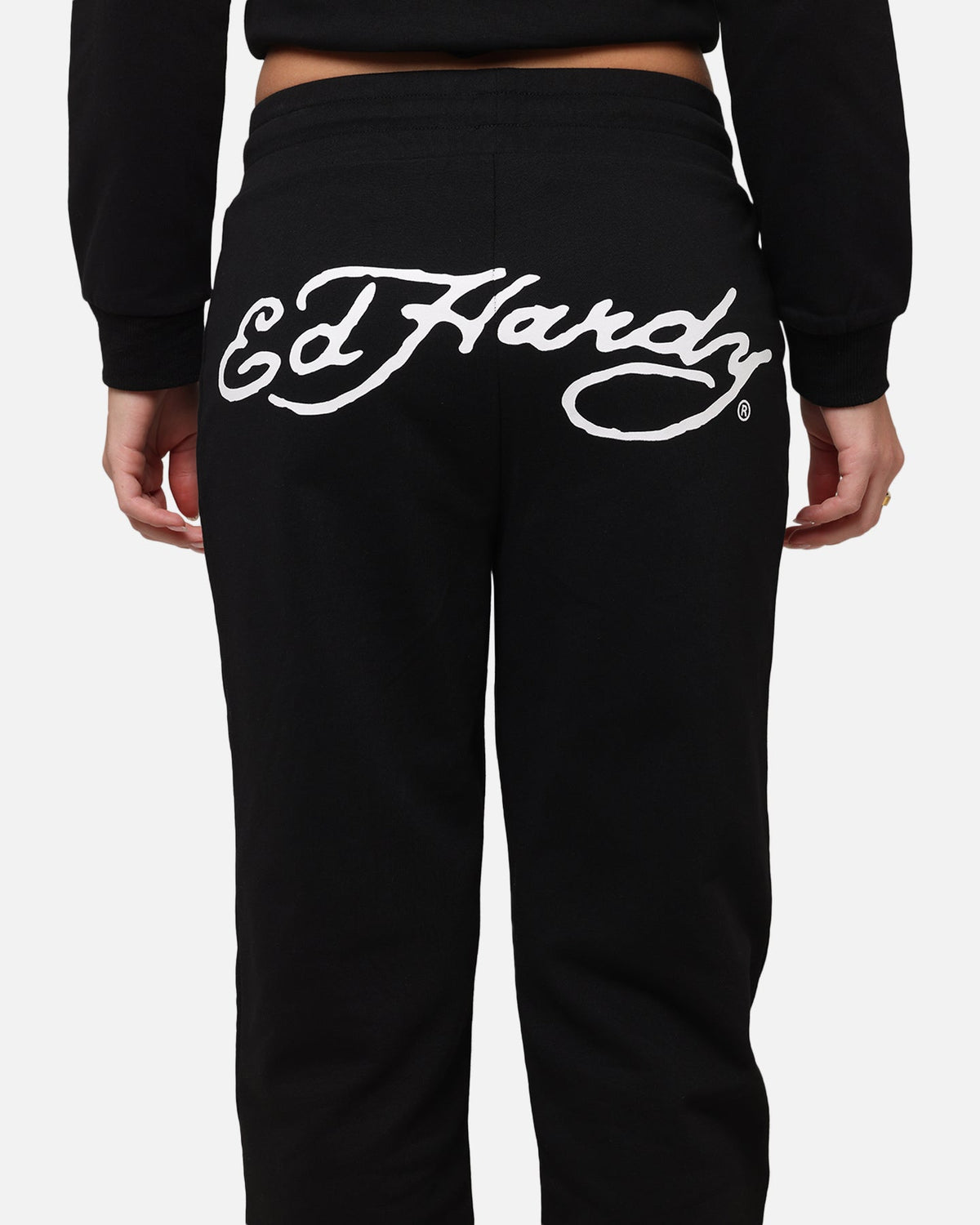Ed Hardy Women's Flora Trackpants Black