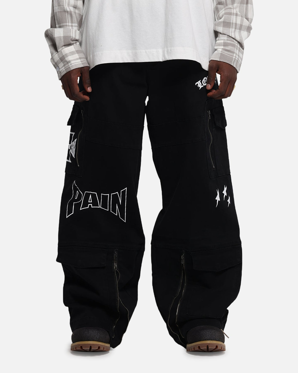 Loiter Sketch Utility Pants Washed Black
