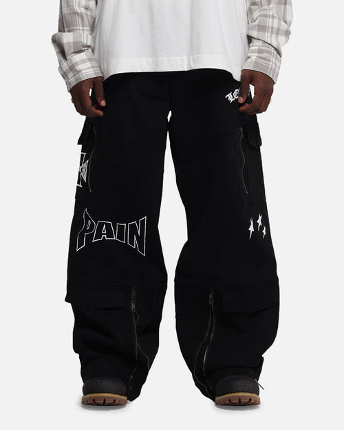 Loiter Sketch Utility Pants Washed Black