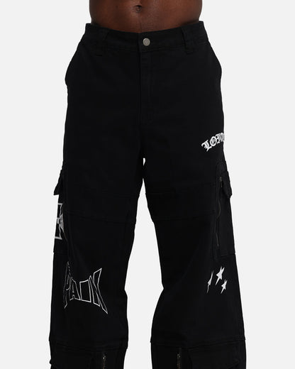 Loiter Sketch Utility Pants Washed Black