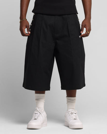 Loiter Chopper Baggy Shorts Black