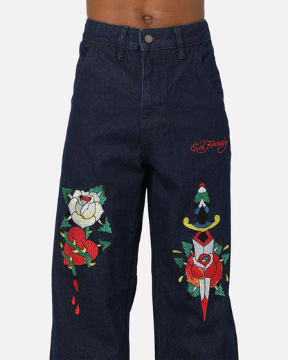 Ed Hardy Once Wounded Jeans Dark Indigo