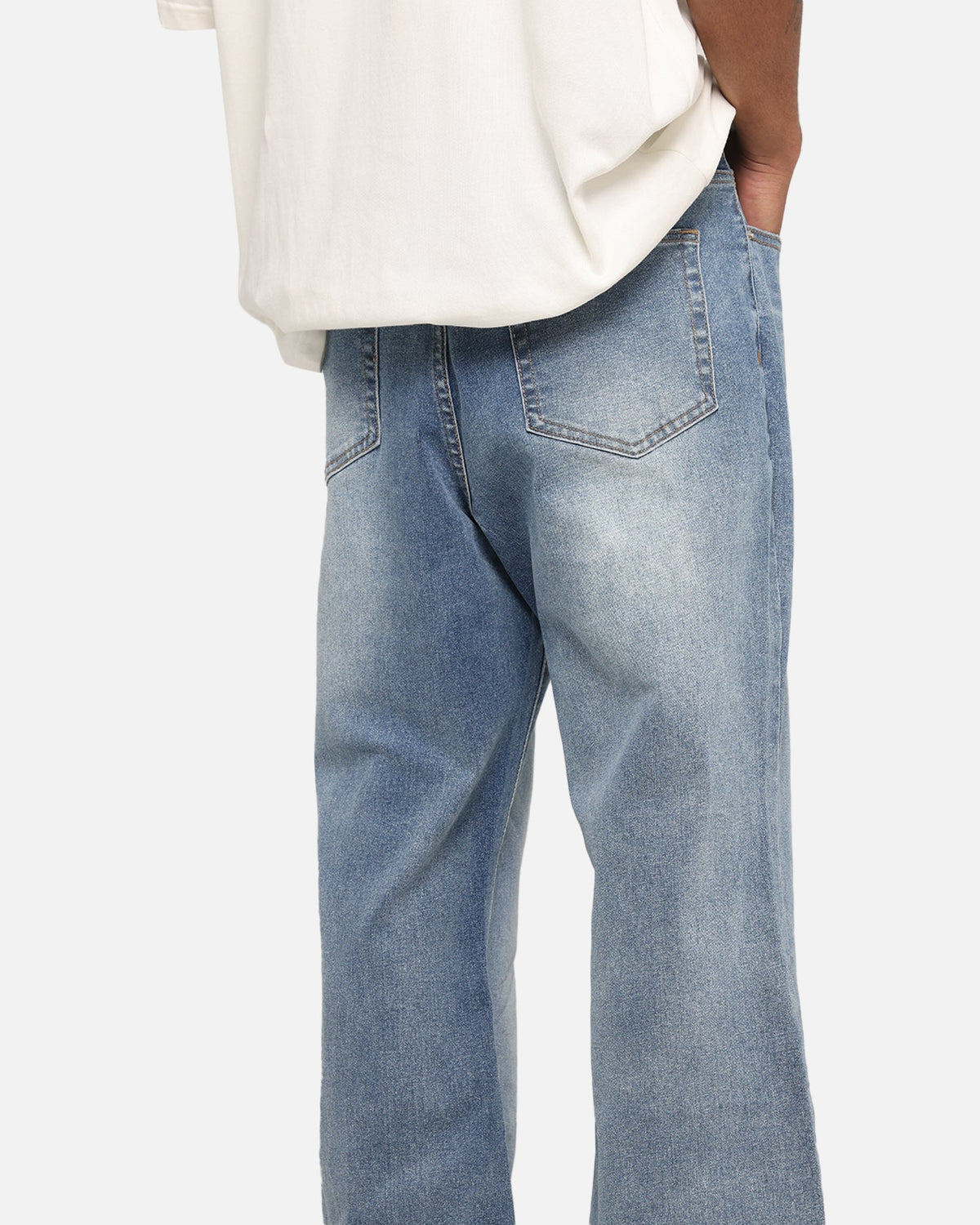 XXIII Game Play Flared Jeans Blue Denim