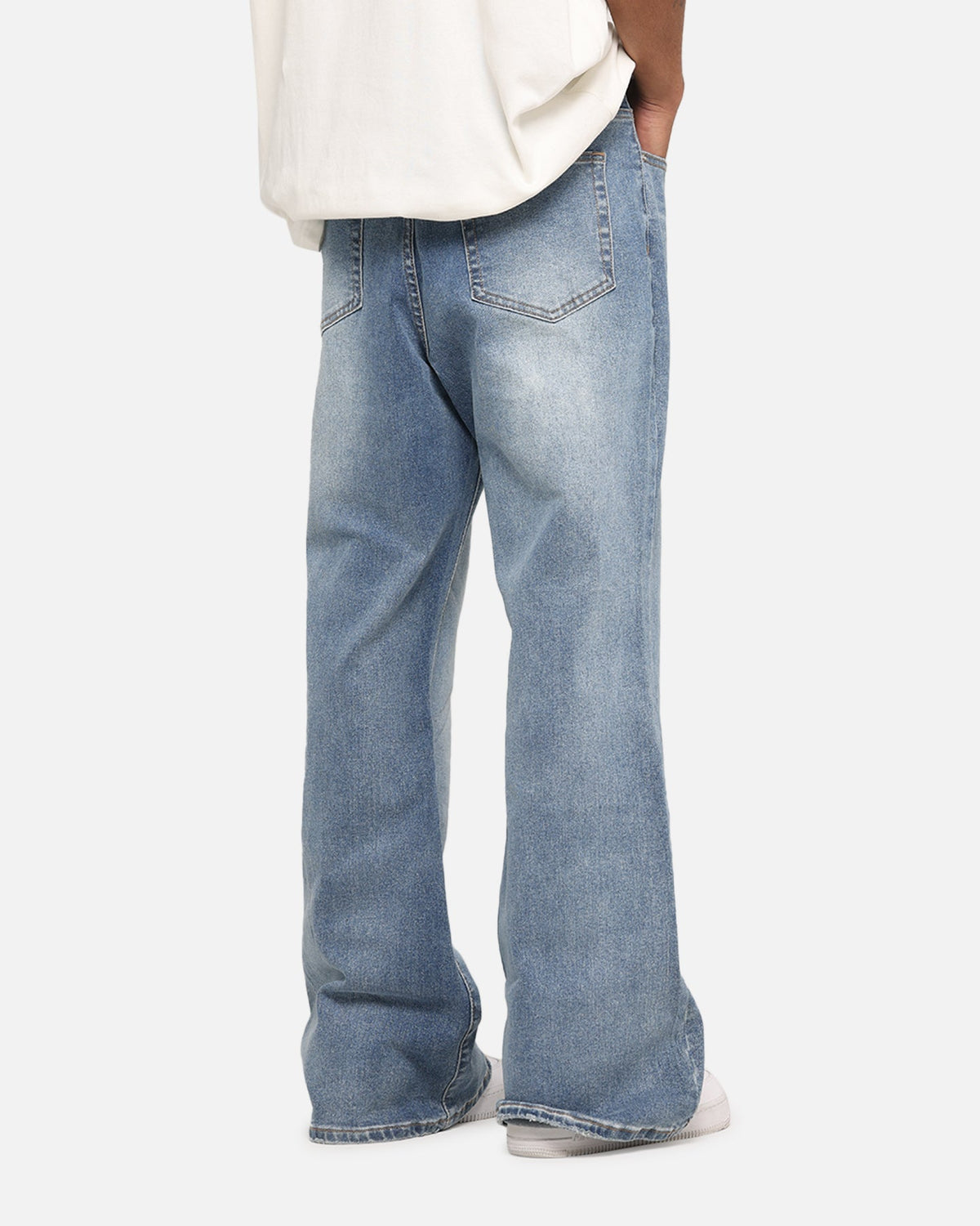 XXIII Game Play Flared Jeans Blue Denim