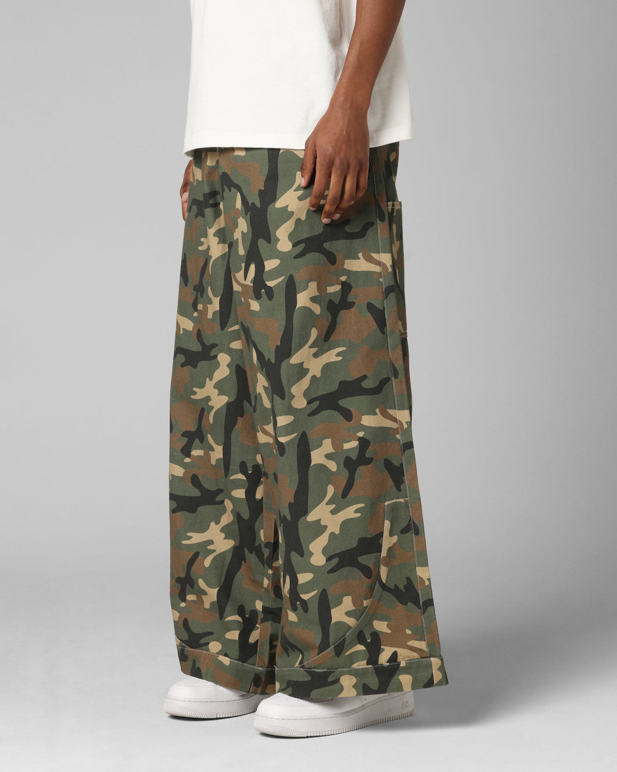 Loiter F-22 Raver Jeans Woodland Camo