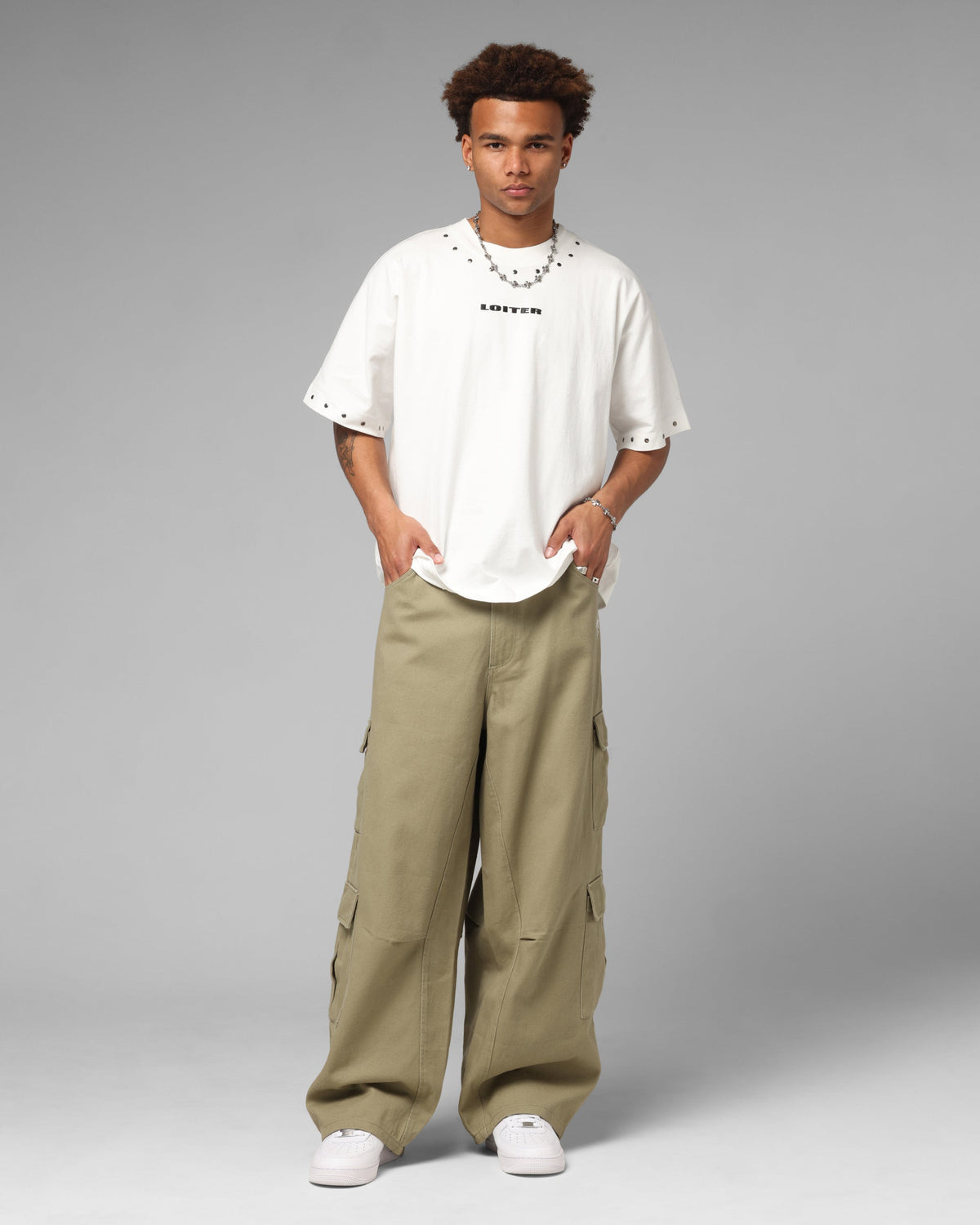 Loiter F-16 Balloon Cargo Pants Khaki