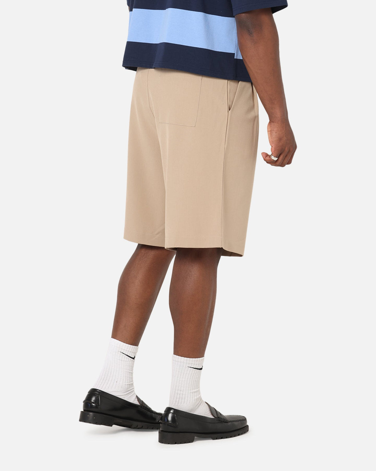 XXIII Baggy Pleated Shorts Tan