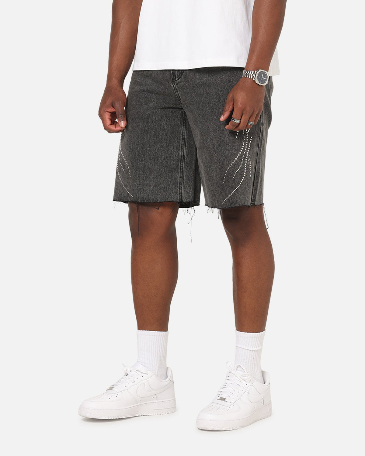 Saint Morta Sanctified Jorts Aged Grey