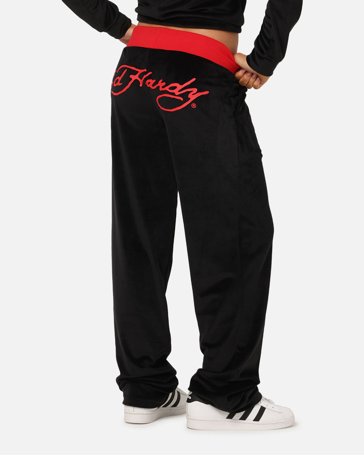 Ed Hardy Women's Ed Hardy Trackpants Black/Red