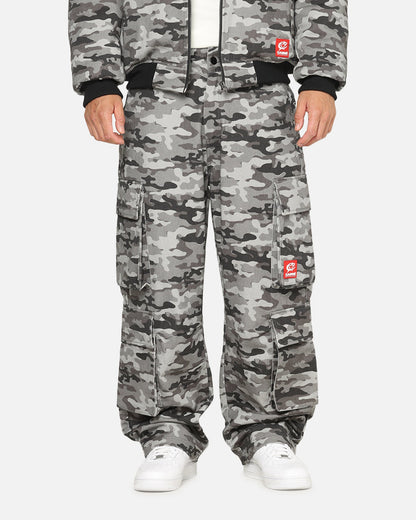 Carre Camo Baggy Pants Black Camo
