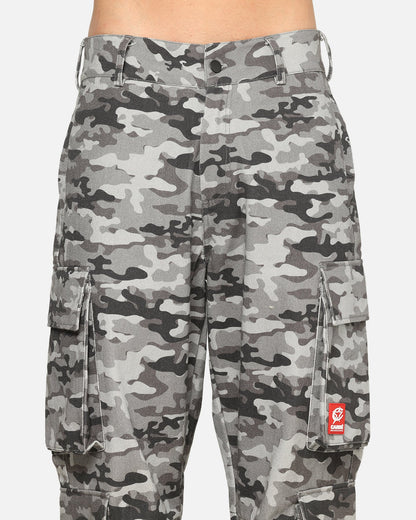 Carre Camo Baggy Pants Black Camo