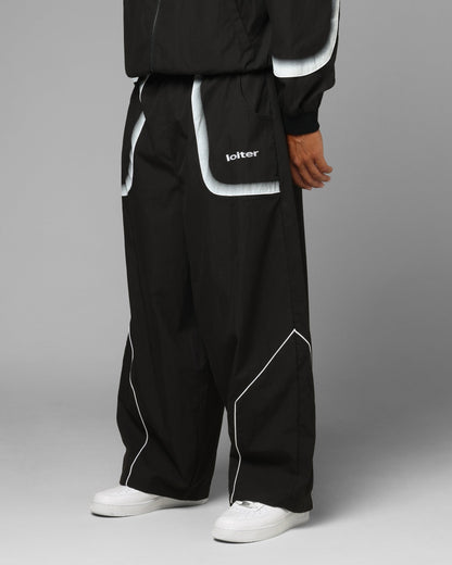 Loiter Spray Day Trackpants Black