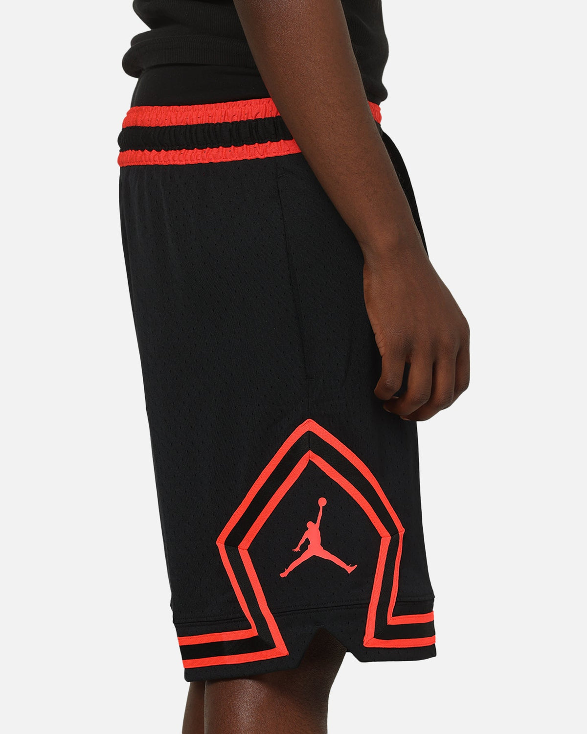 Jordan Dri-FIT Sport Diamond Shorts Black/Infrared