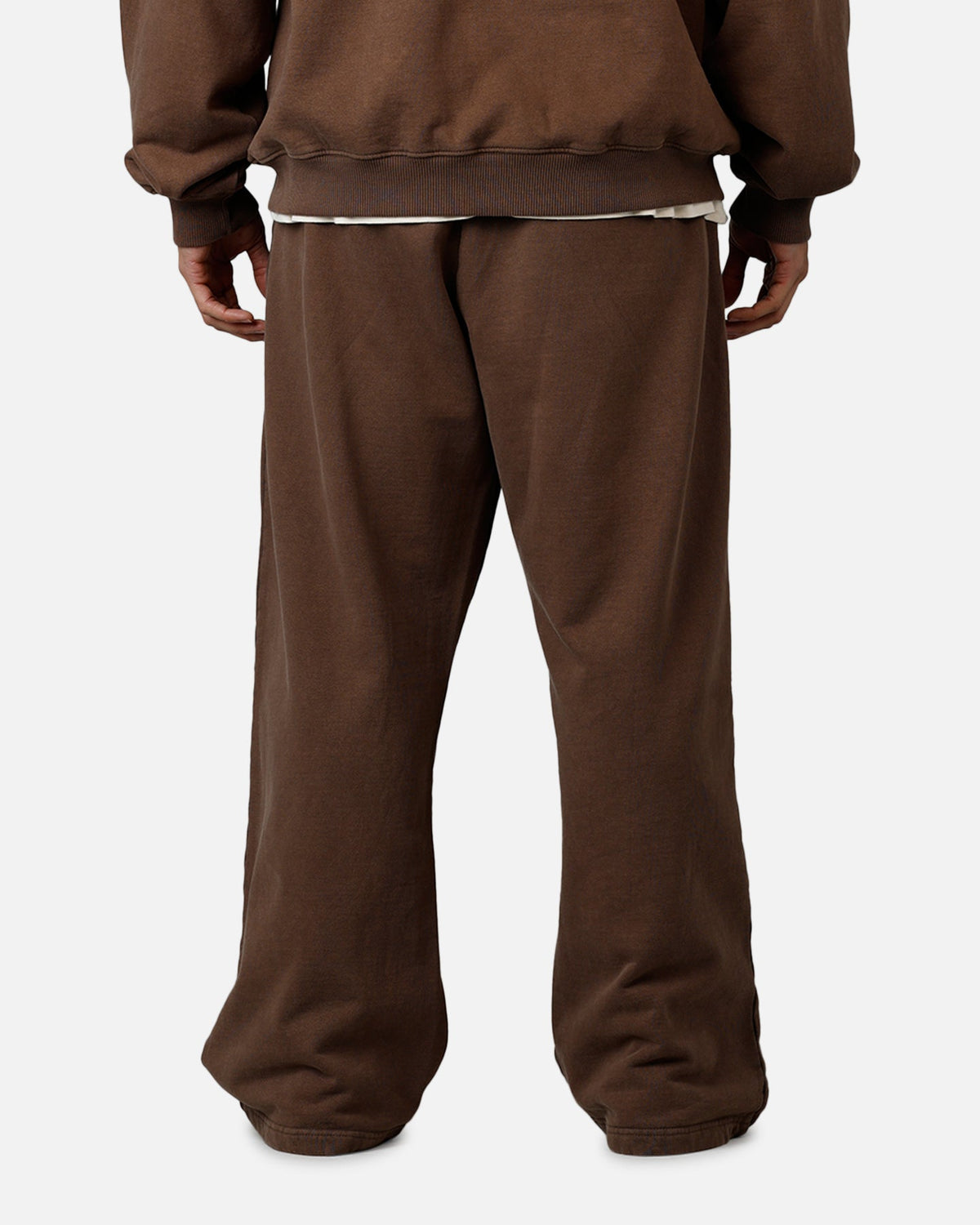 American Thrift Wide Leg Pants Washed Brown