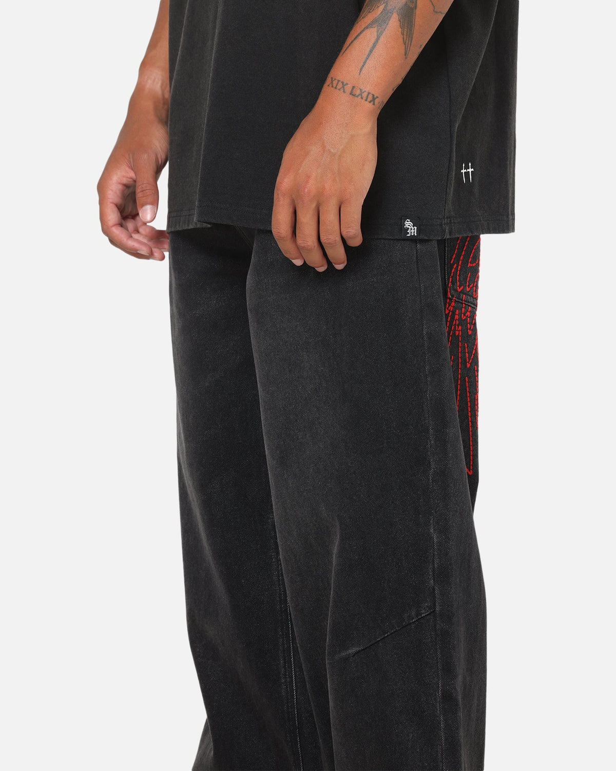 Saint Morta Amplus Revenant Jeans Black Shadow