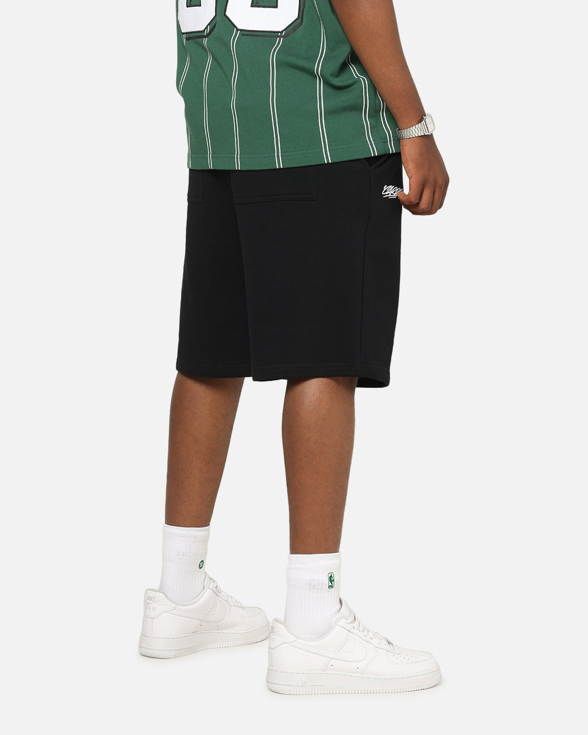 Carre Sideline Longline Sweat Shorts Black