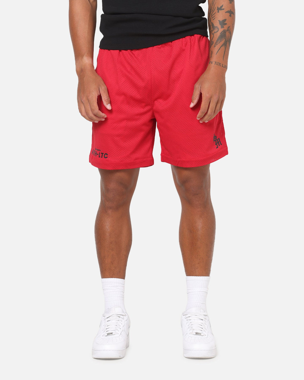 Saint Morta Athltc Mesh Shorts Pigment Red