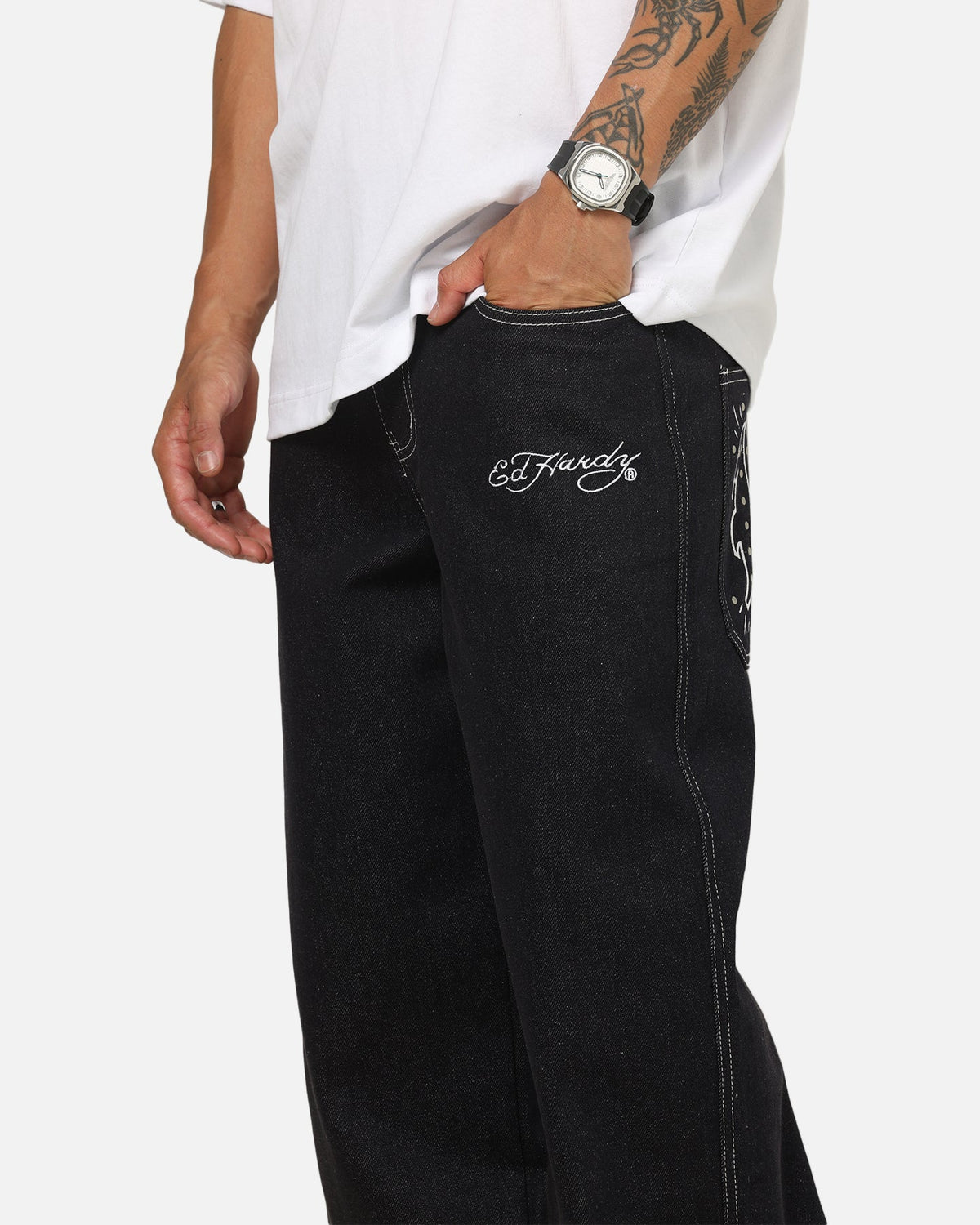 Ed Hardy Stellar Jeans Mid Blue