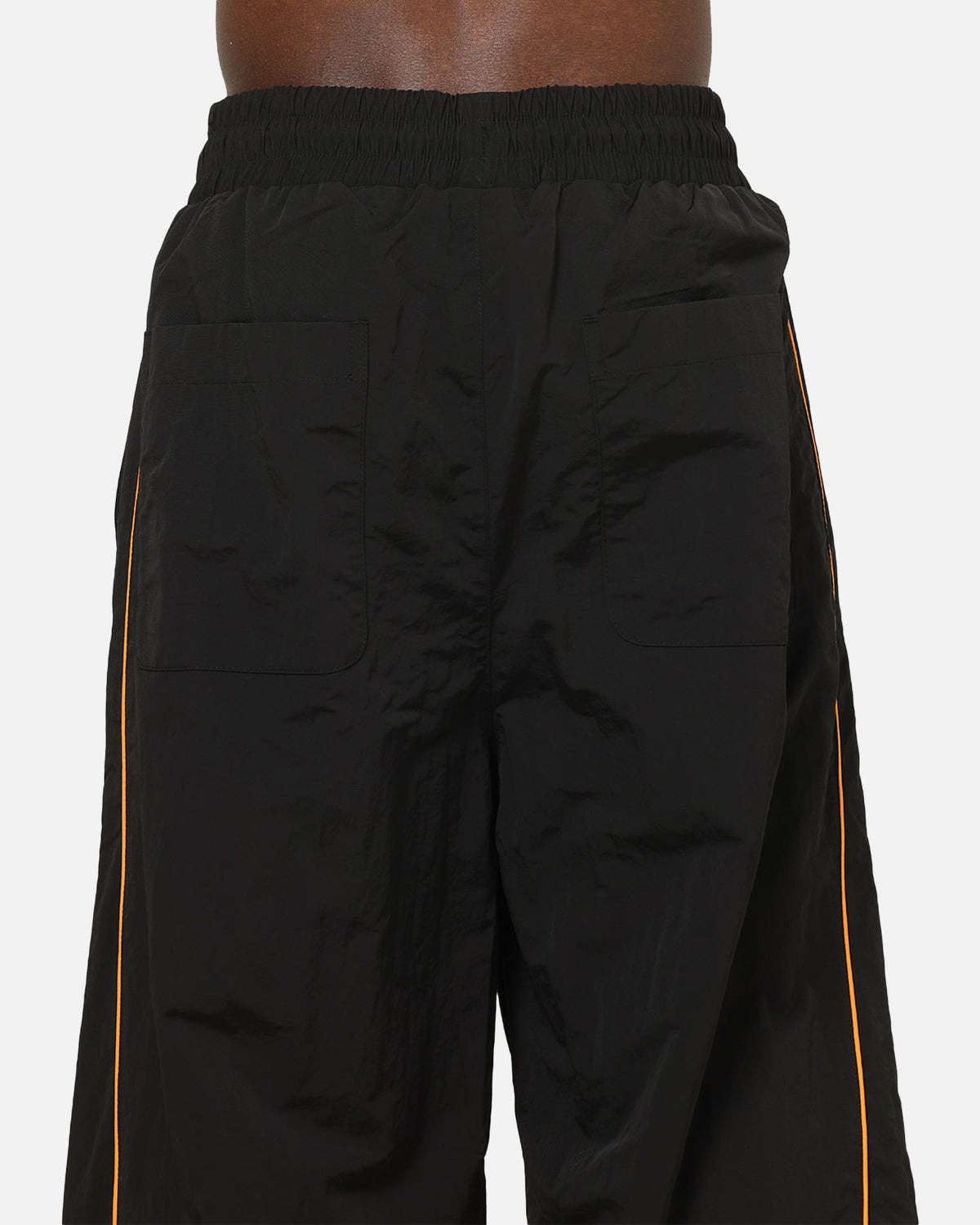 Mitchell & Ness X Mclaren Nylon Tracksuit Pants Black/Papaya