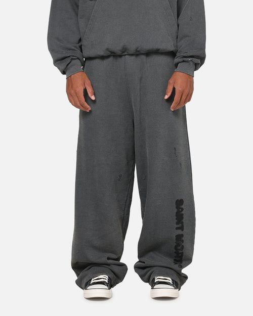 Saint Morta Apocalypse Baggy Sweatpants Washed Charcoal