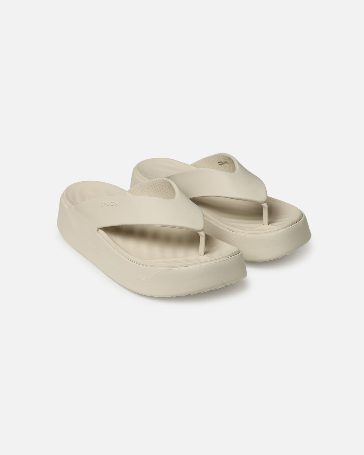 Crocs Women's Getaway Platform Flip Stucco