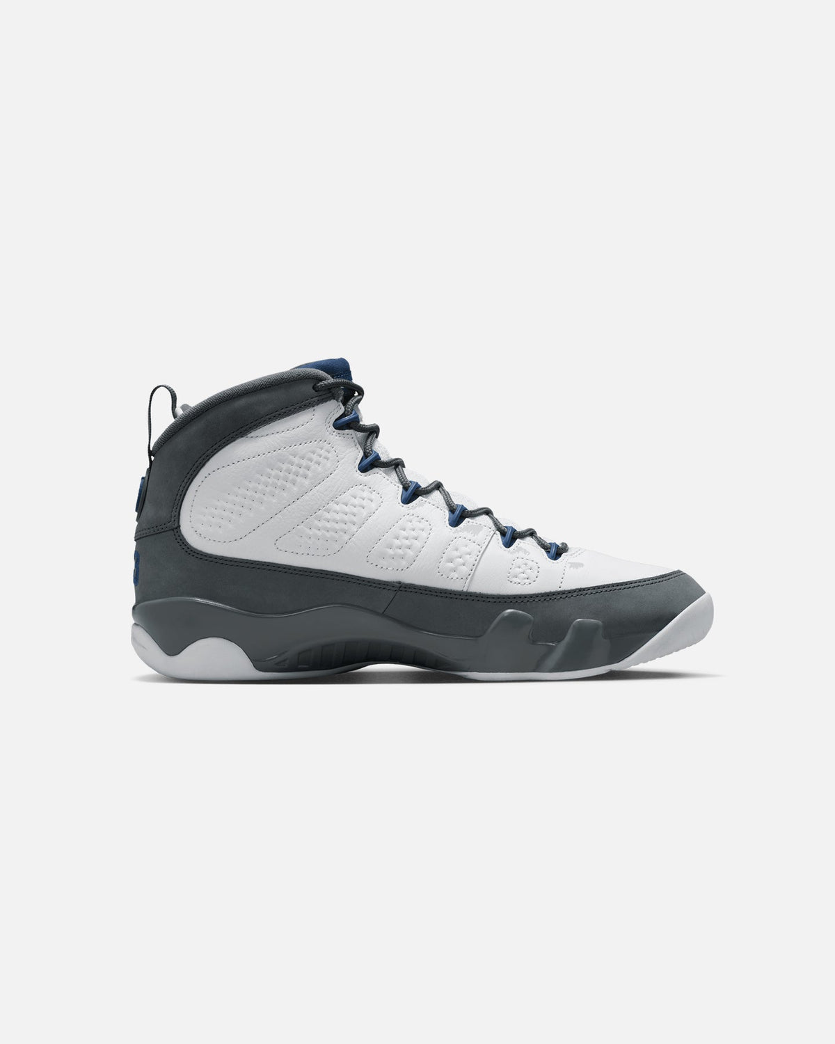 Jordan Air Jordan 9 Retro "Flint Grey" White/French Blue-Flint Grey