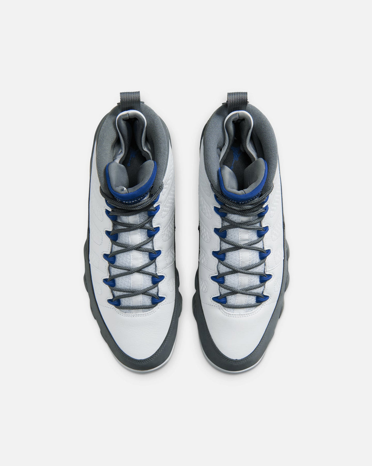 Jordan Air Jordan 9 Retro "Flint Grey" White/French Blue-Flint Grey