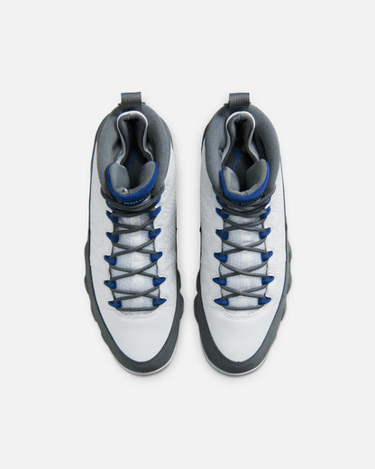 Jordan Air Jordan 9 Retro "Flint Grey" White/French Blue-Flint Grey