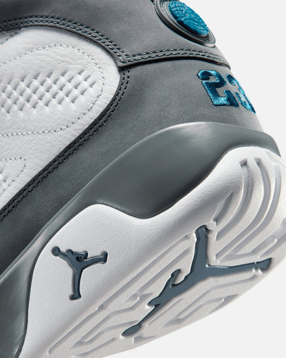 Jordan Air Jordan 9 Retro "Flint Grey" White/French Blue-Flint Grey