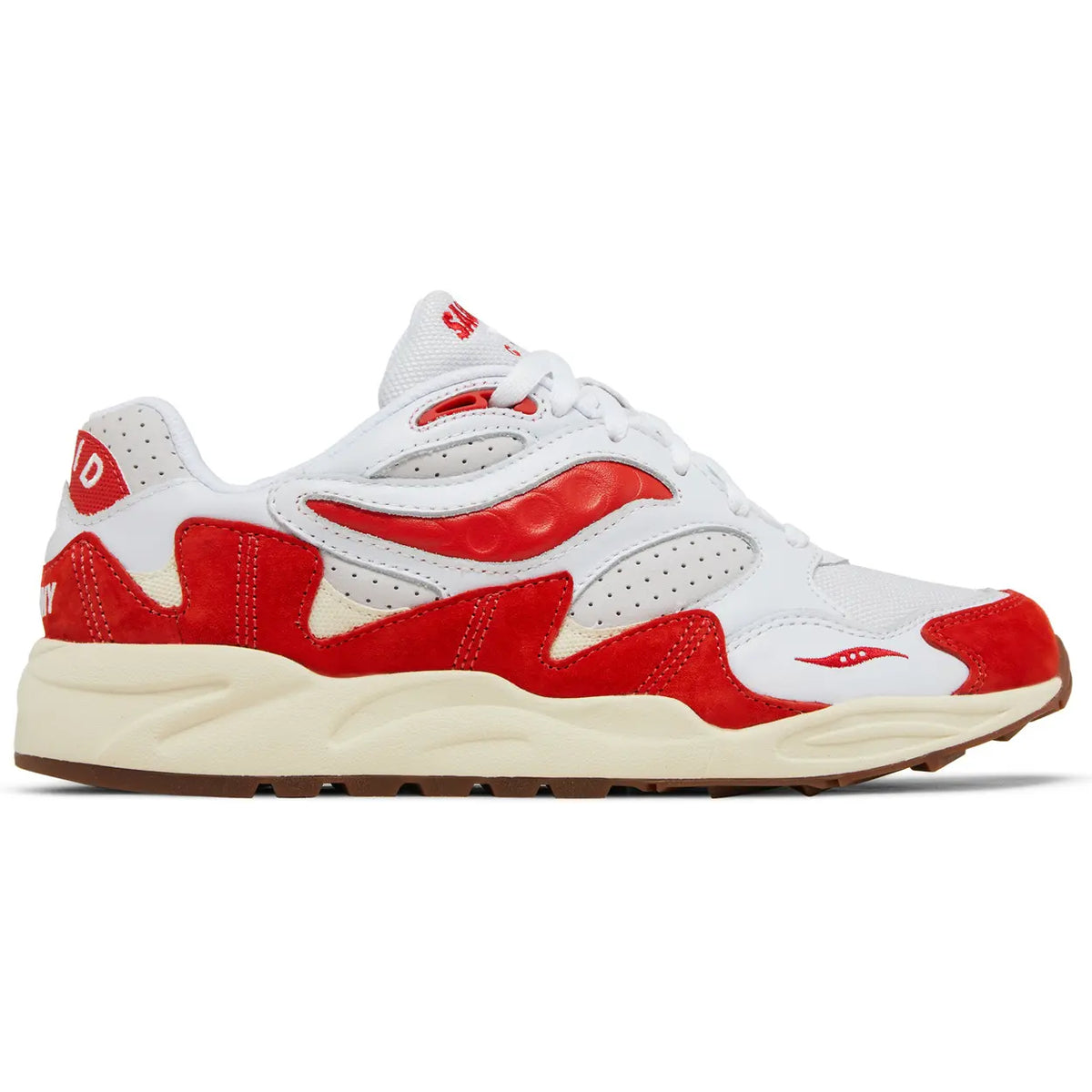 Saucony Grid Shadow 2 Ivy Prep White Red
