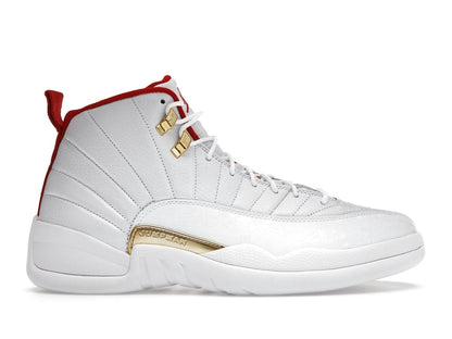 Air Jordan 12 Retro FIBA 2019 White University Red Metallic Gold