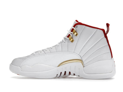 Air Jordan 12 Retro FIBA 2019 White University Red Metallic Gold