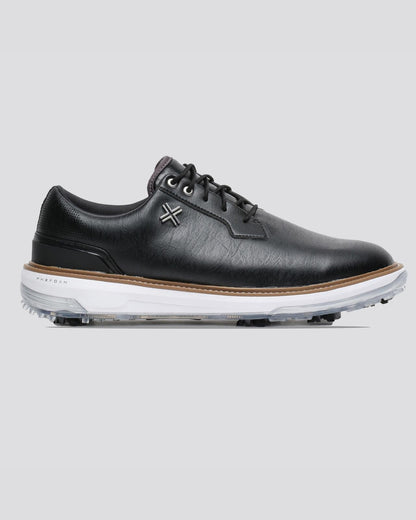 Reserve Classic Tour Rs Spiked Golf Shoes Black/White/Tan