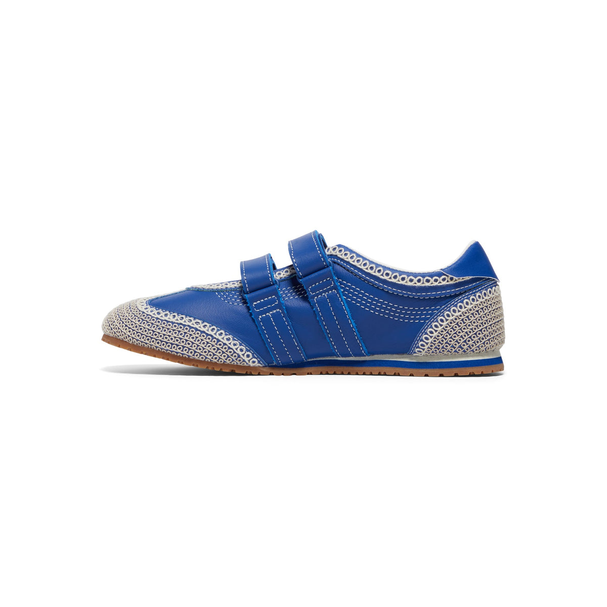 Vans Mary Jane Super Low Pro Slip-On Lx (Embroidered Blue/Marshmallow)