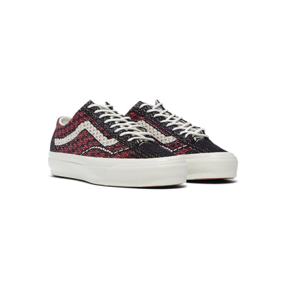Vans Lx Old Skool 36 (Geo Check Bordeaux Red)