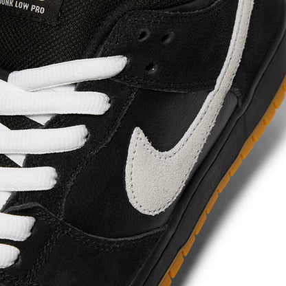 Nike Sb Dunk Low Pro (Black/White/Gum Light Brown)