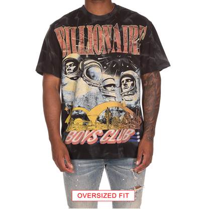 Billionaire Boys "Rushmore" SS Knit (Oversized) (Black)