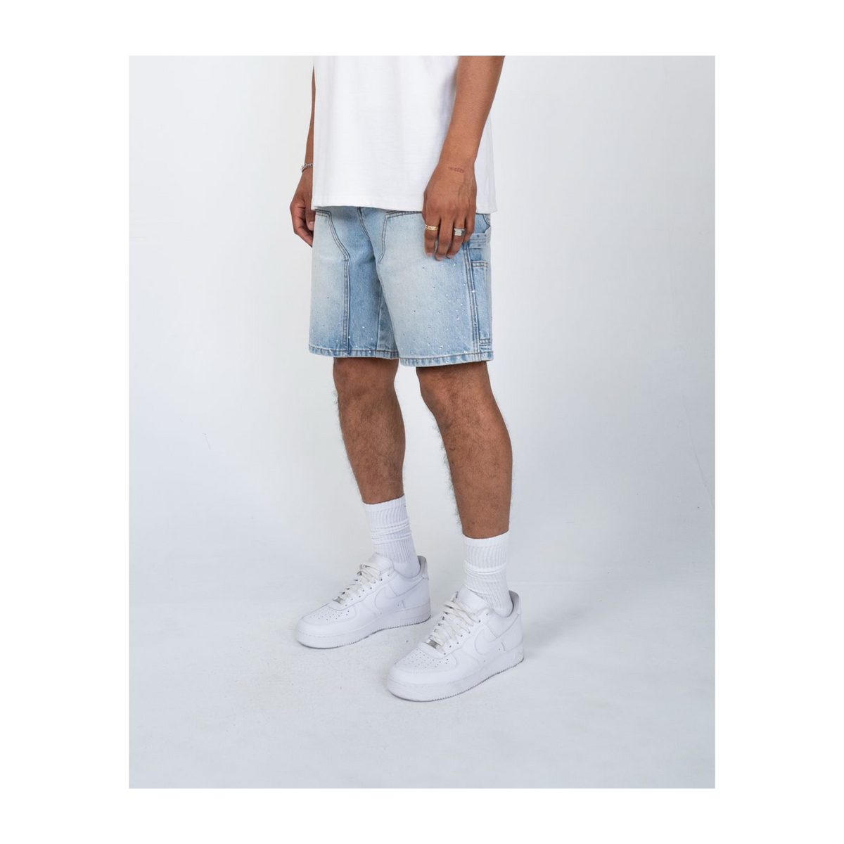 EPTM "Spotty " Denim Shorts