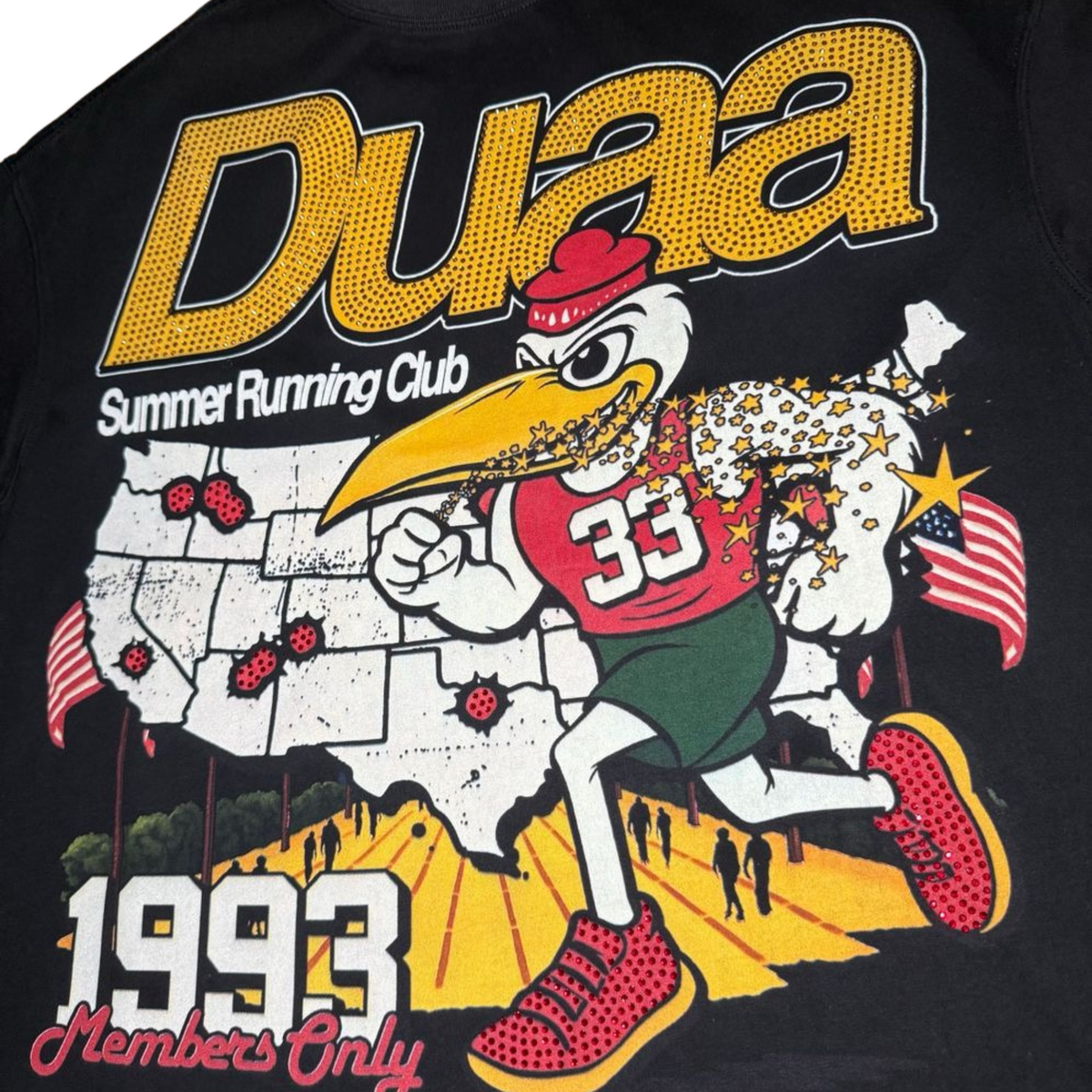 Duaa "Sprint" SS Tee (Black)