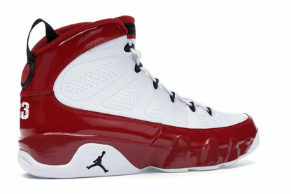 Air Jordan 9 Retro White Gym Red 302370-160 Sneakers