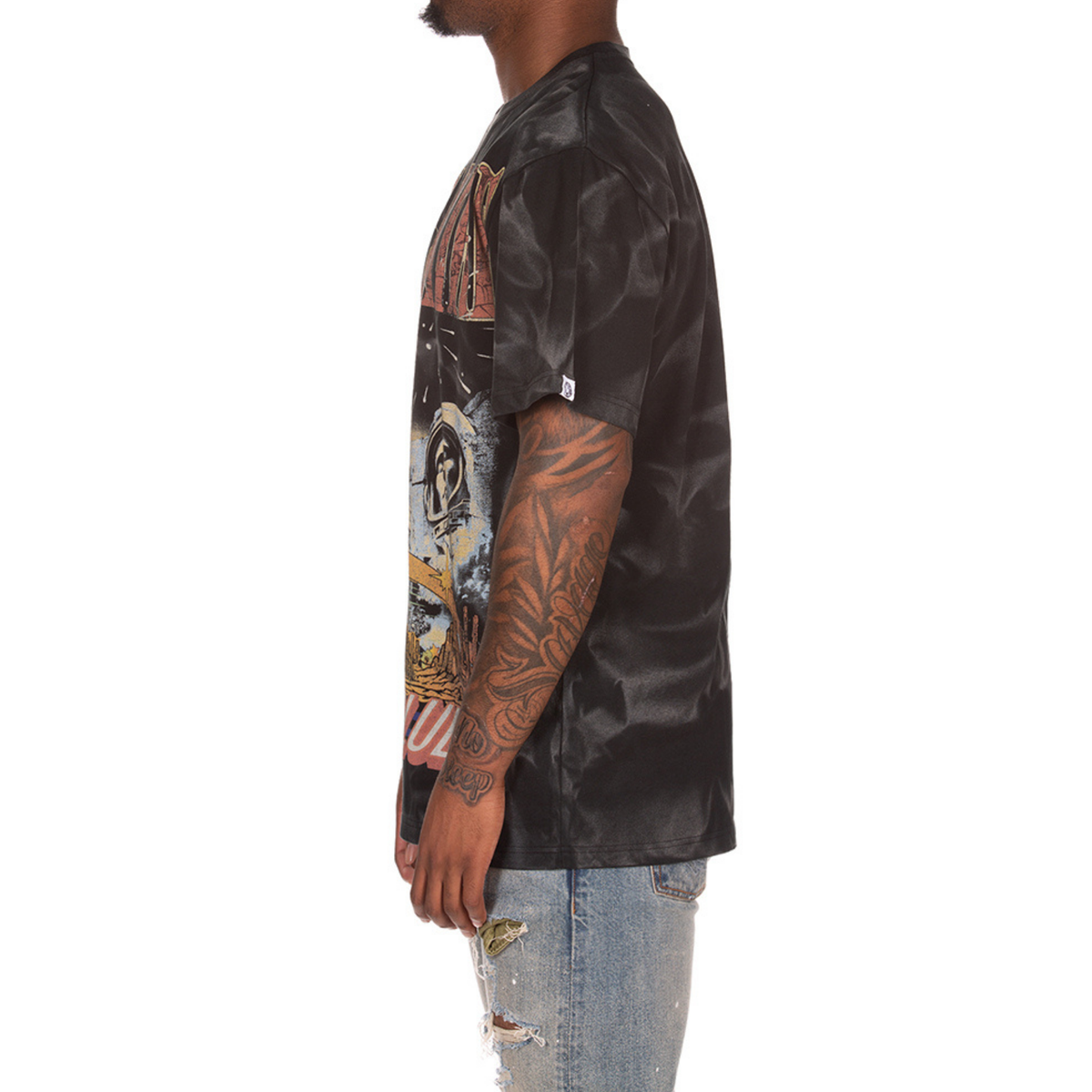 Billionaire Boys "Rushmore" SS Knit (Oversized) (Black)