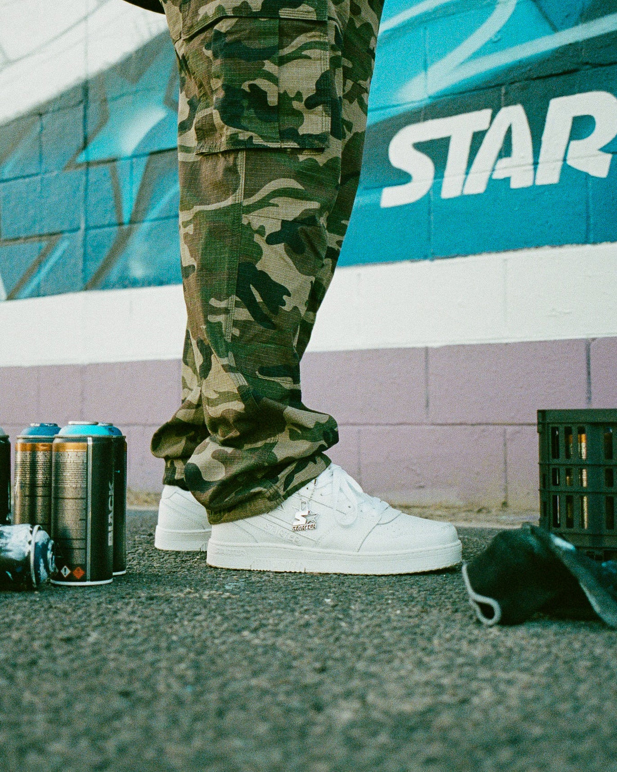 Starter S5 Low White/White