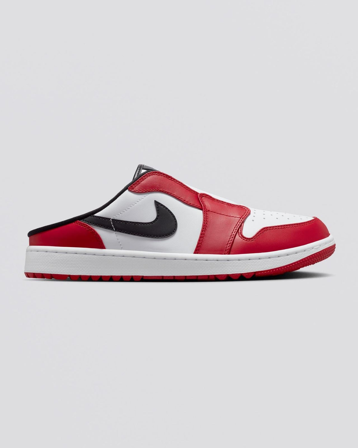 Air Jordan 1 Mule Spikeless Shoes White/Black/Varsity Red